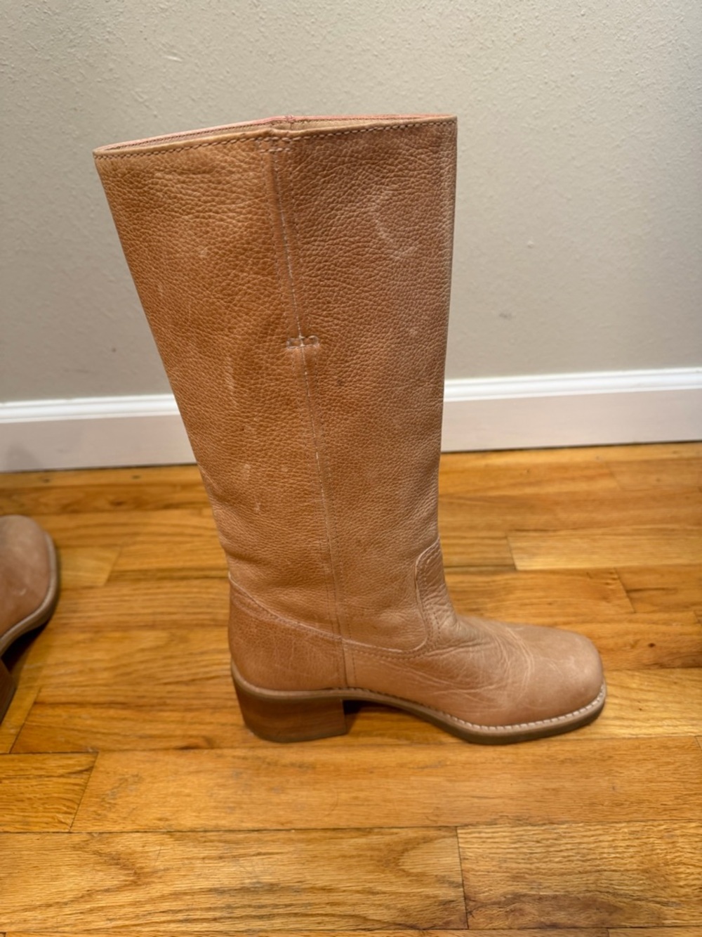 Vintage Leather Campus Boots - Size 8 - Picture 5 of 11